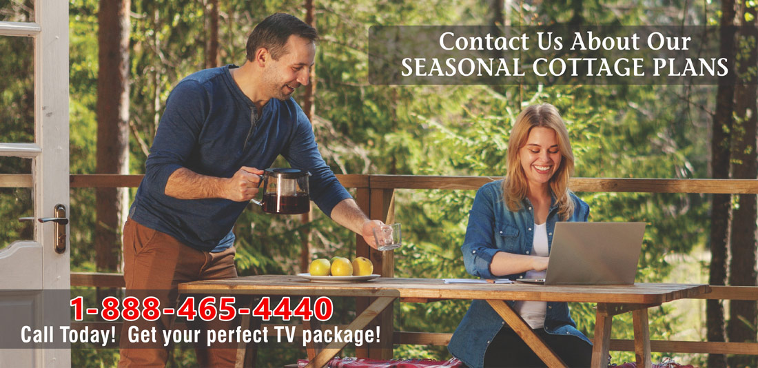 Seasonal Satellite TV Plans for your Cottage