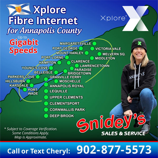Snidey's Xplore Coverage - Annapolis County